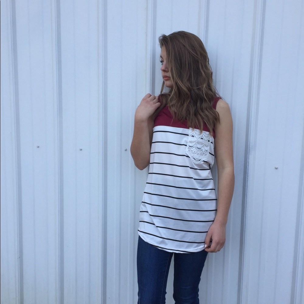 Racer back tank top